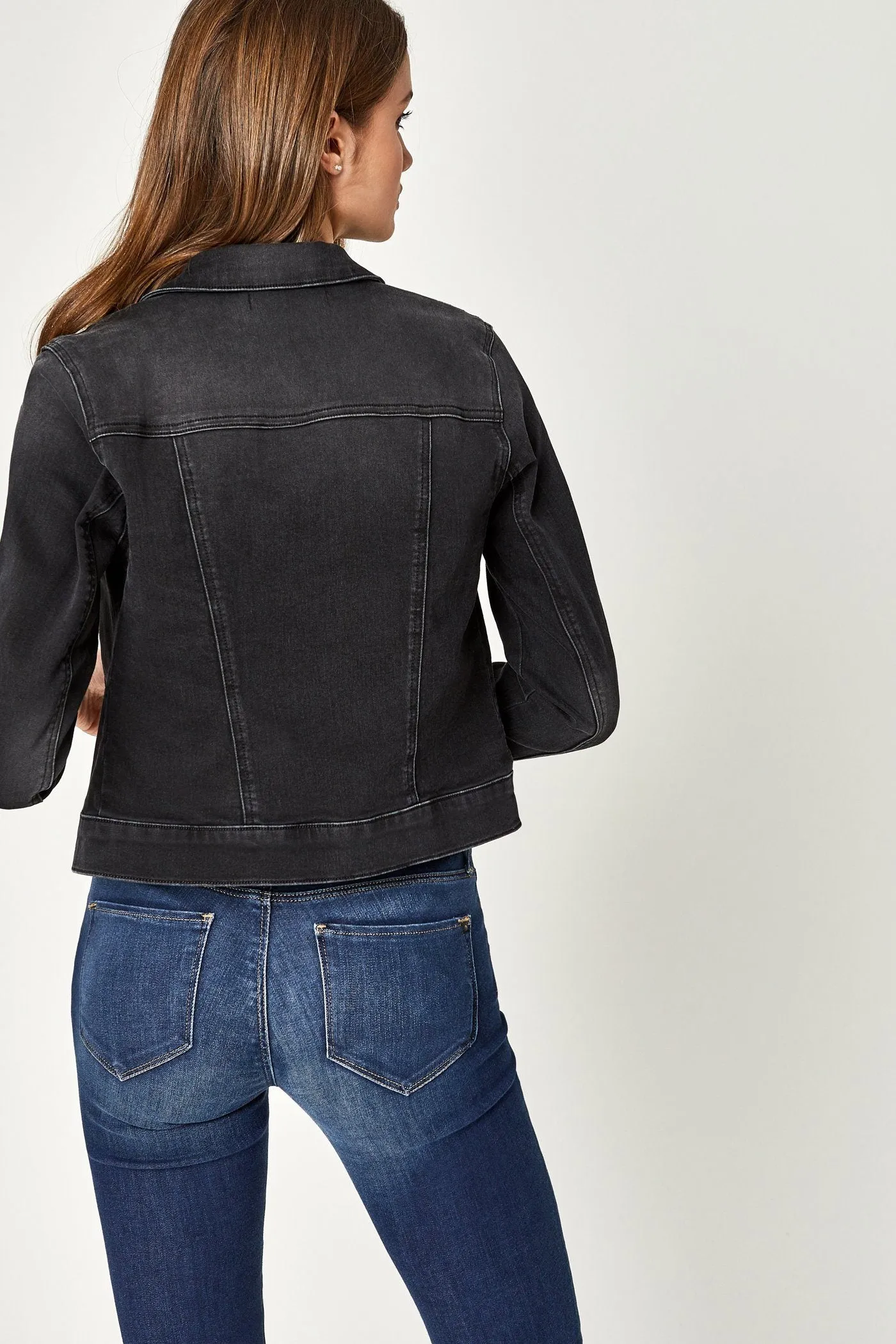 SAMANTHA JACKET IN DARK SMOKE SUPERSOFT