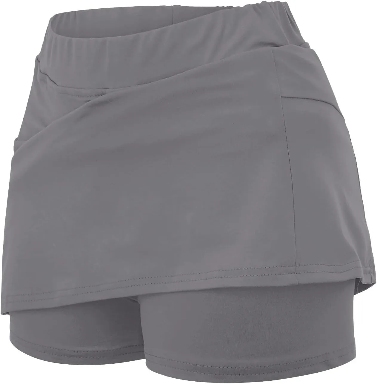 Skorts for Women with Pockets High Waist Tummy Control Yoga Shorts Dressy Casual Athletic Tennis Culottes Skirts