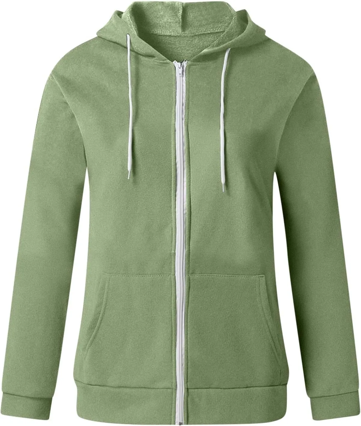 SMIDOW Womens Oversized Zip Up Hoodies Sweatshirt Fall y2k Clothes Teen Girls Casual Lightweight Drawstring Hoodie Jacket