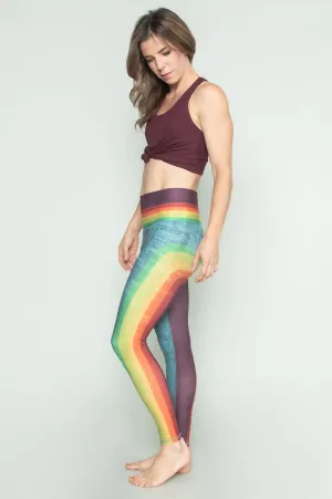 Sol Legging | Retro Rainbow