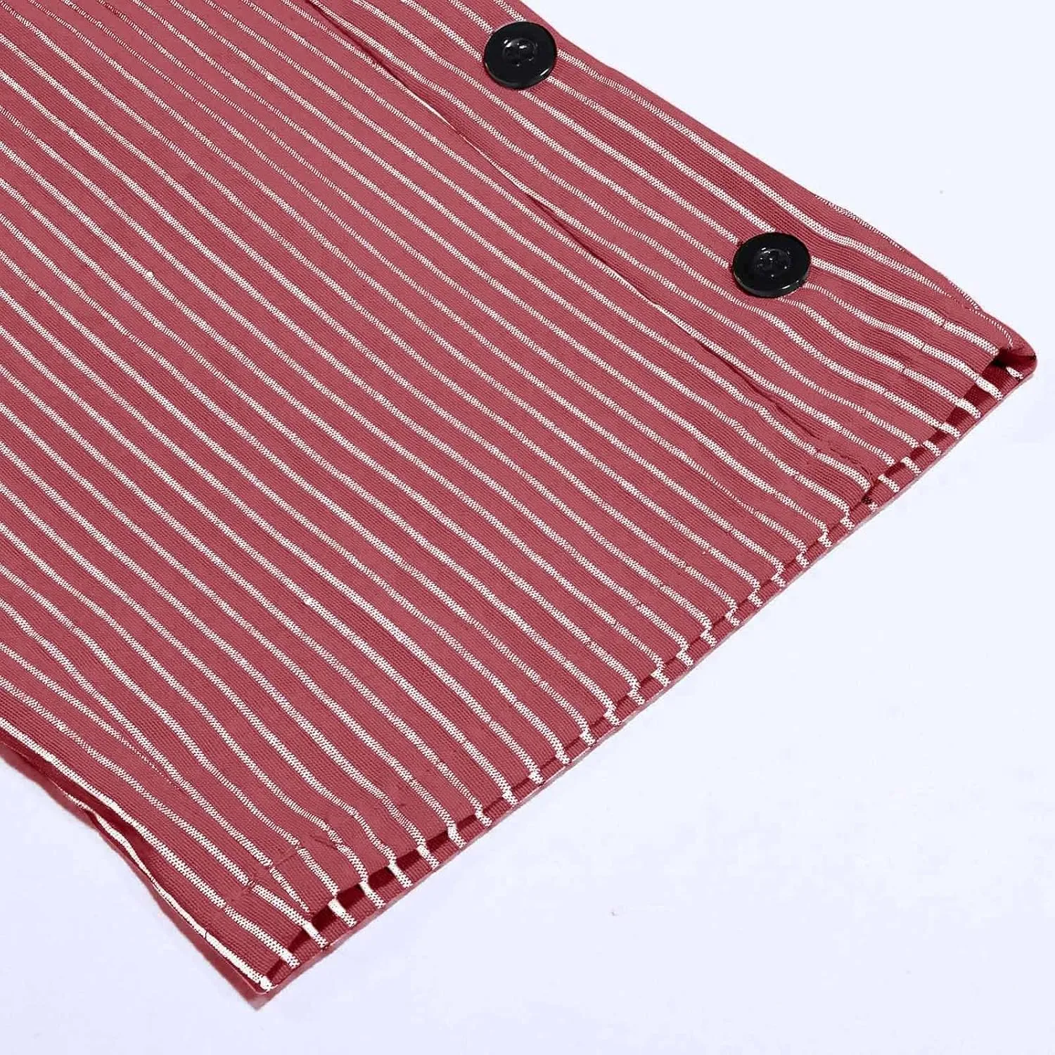 Striped Linen Pants Women 2025 Summer Casual Elastic Waist Pants Wide Leg Drawstring Trousers with Pockets