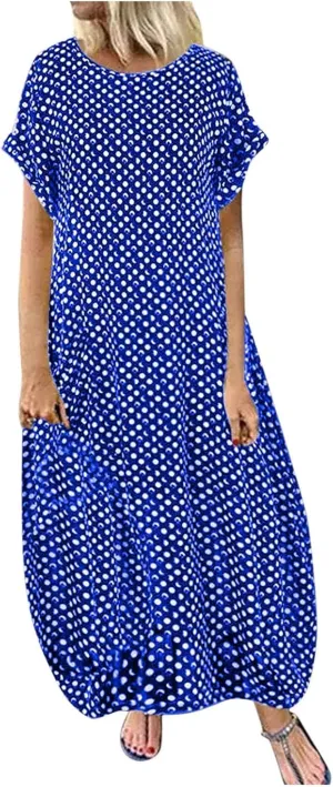 Summer Dresses for Women 2024 Long Print Pocket Women Sleeveless Women's Dress Women's Casual Dresses Shirt Dress