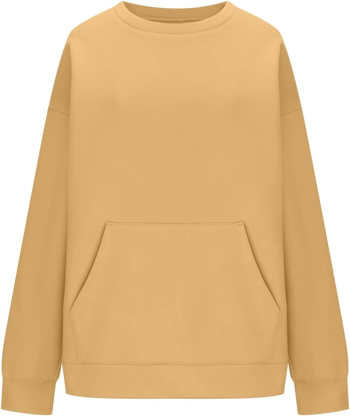 Sweatshirt For Womens Fashion 2023 Oversized Long Sleeve Crewneck Hoodie Sweatshirts Pullover Tops Fall Outfits
