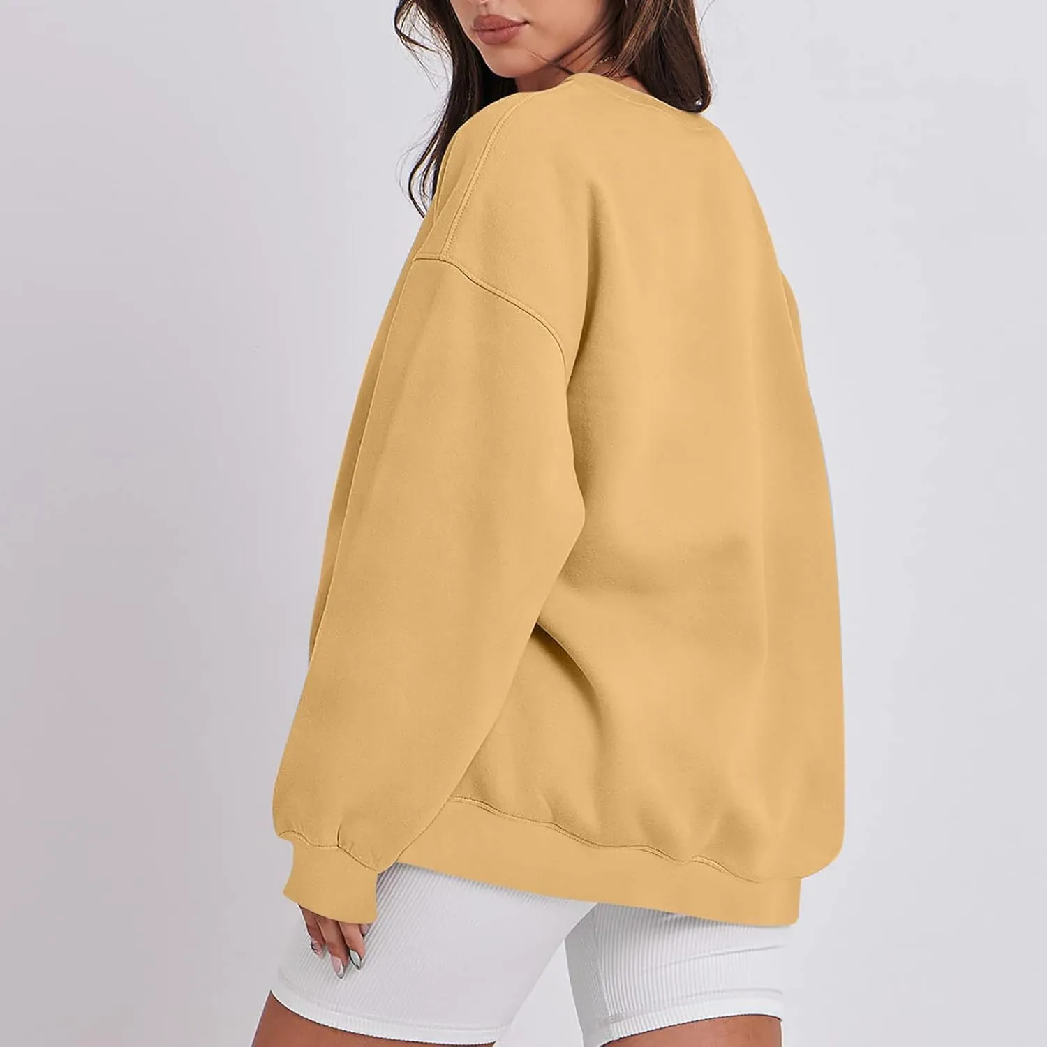 Sweatshirt For Womens Fashion 2023 Oversized Long Sleeve Crewneck Hoodie Sweatshirts Pullover Tops Fall Outfits