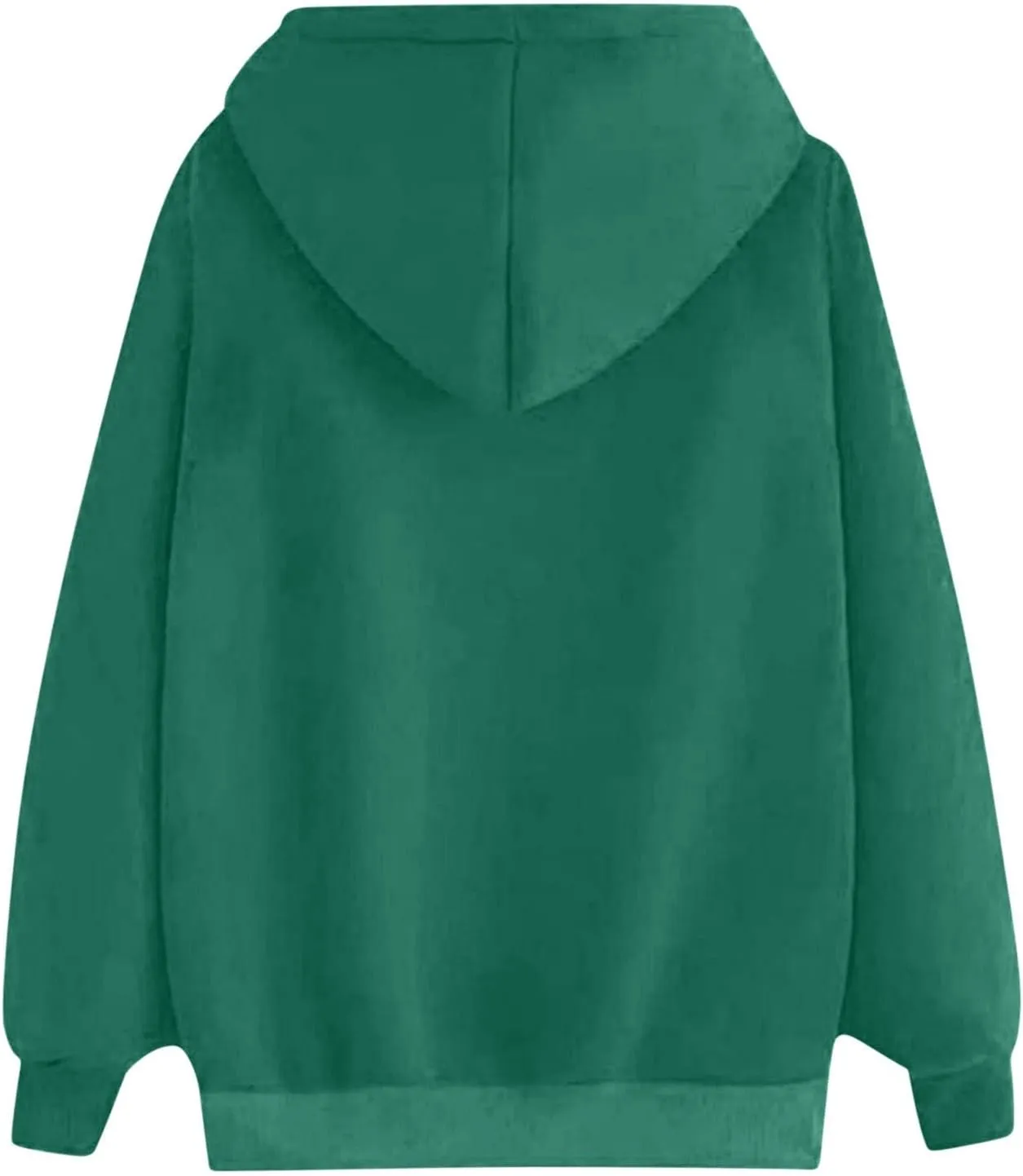 Sweatshirts for Women Casual Long Sleeve Heart Graphic Hoodies Cute Drawstring Oversized Pullover Tops with Pocket