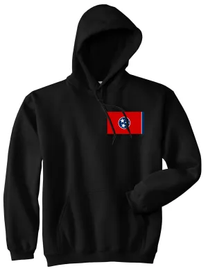 Tennessee State Flag TN Chest Mens Pullover Hoodie