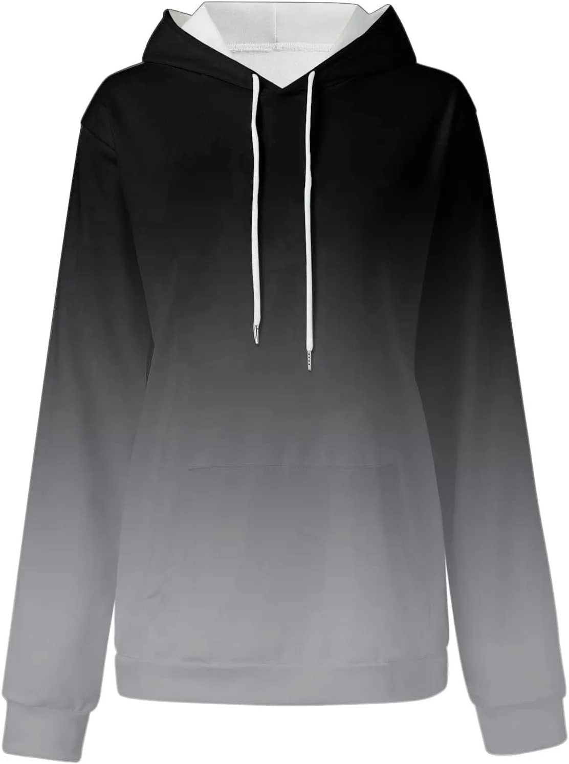 Tie Dye Oversized Hoodie for Women Long Sleeve Loose Fit Pullover Sweatshirts Drawstring Casual Hooded Fall Clothes
