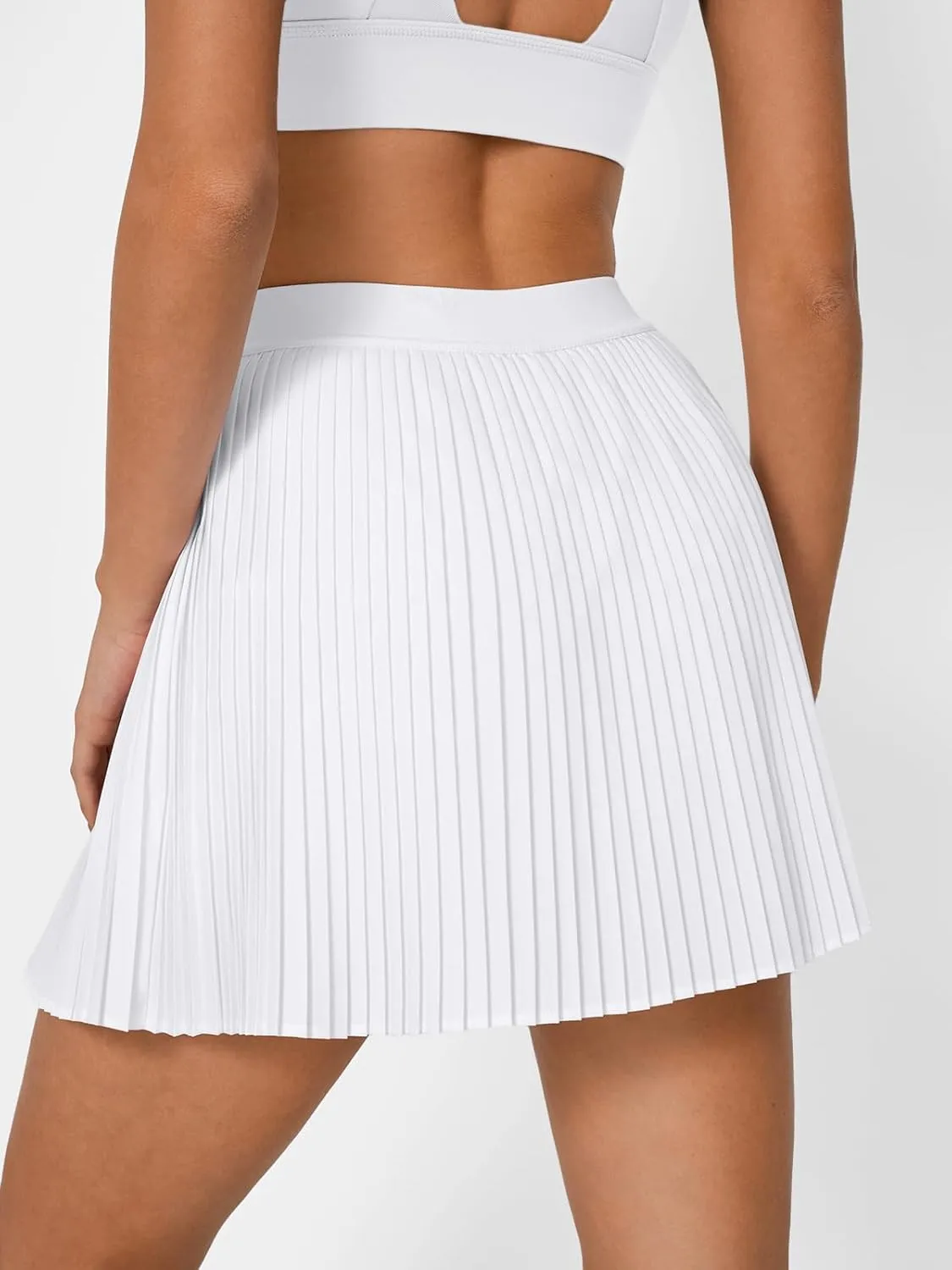 Trendy Queen Women's Pleated Tennis Skirt with Shorts Underneath High Waisted Athletic Skorts with Pockets 2025 Golf Outfits