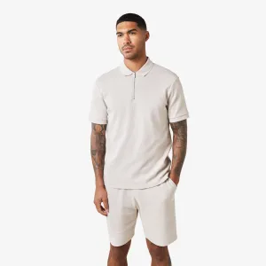 Waffle Twinset | Stone