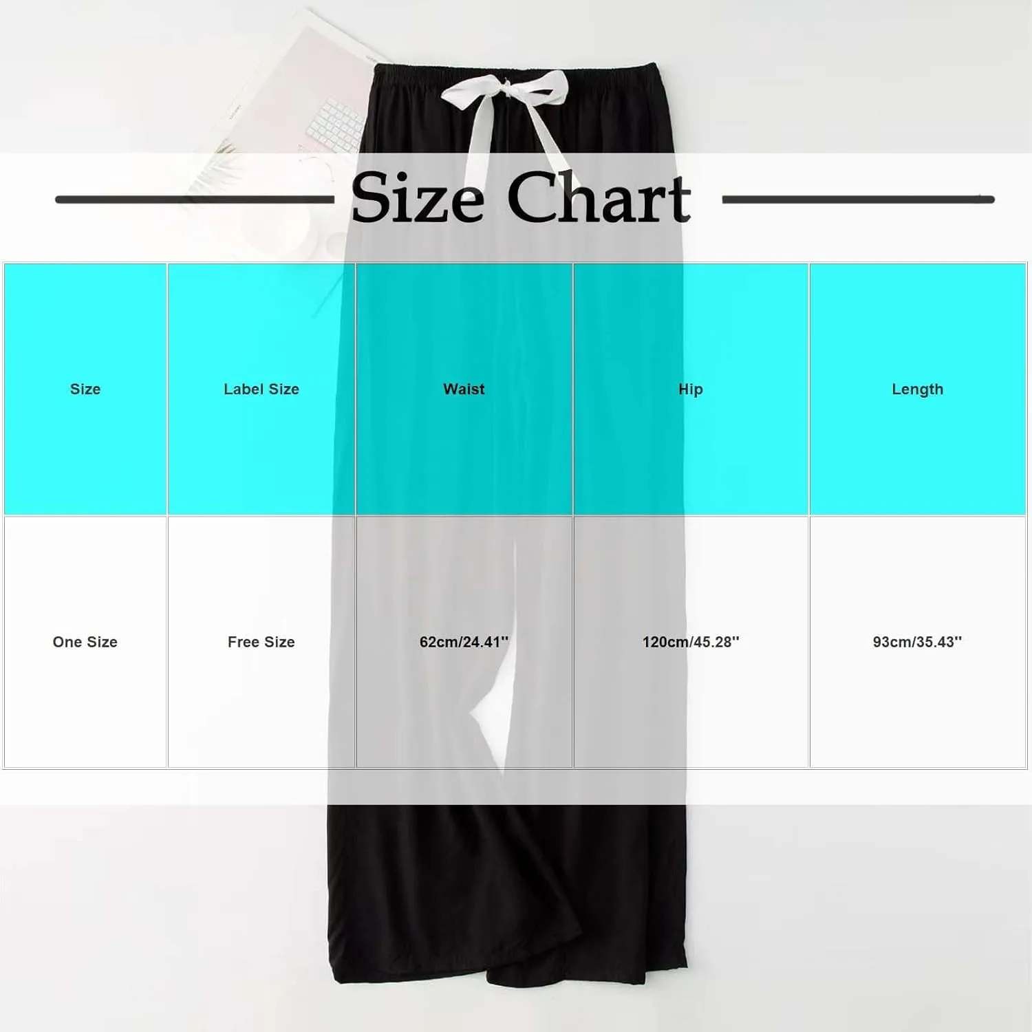 Women Summer Boho Palazzo Pants Flowy Baggy High Waisted Wide Leg Lounge Pants Stylish Floral Print Pajama Trousers