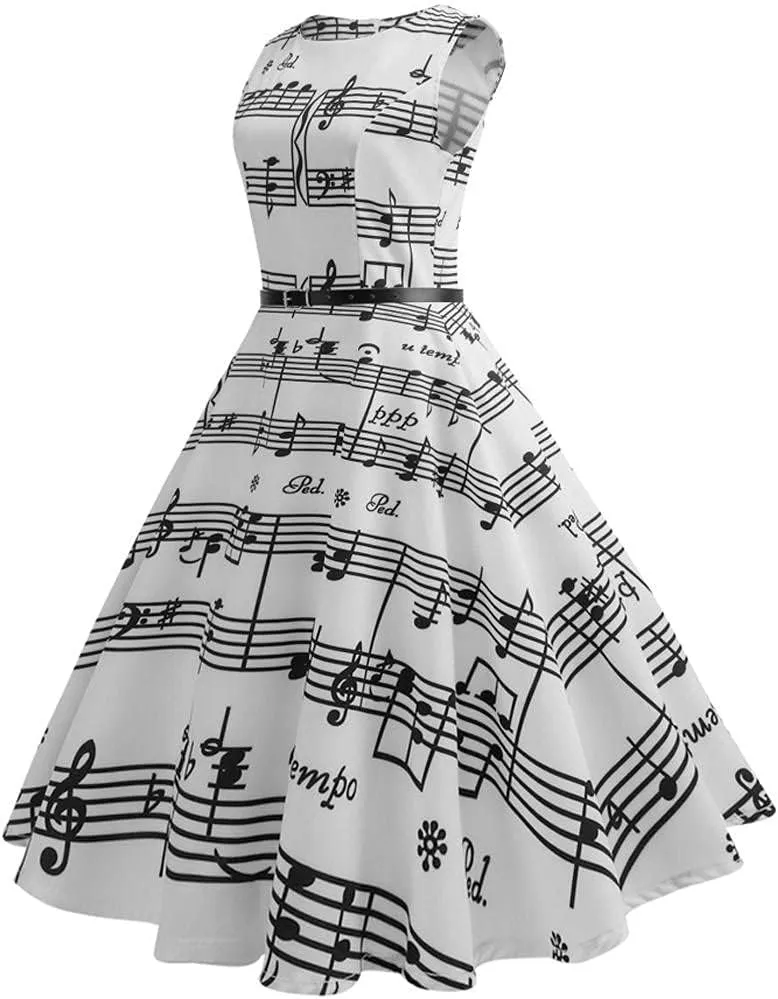 Women Summer Wedding Guest Dresses Knee Length Floral Elegant Cocktail Dresses Sleeveless Tunic Midi Dress