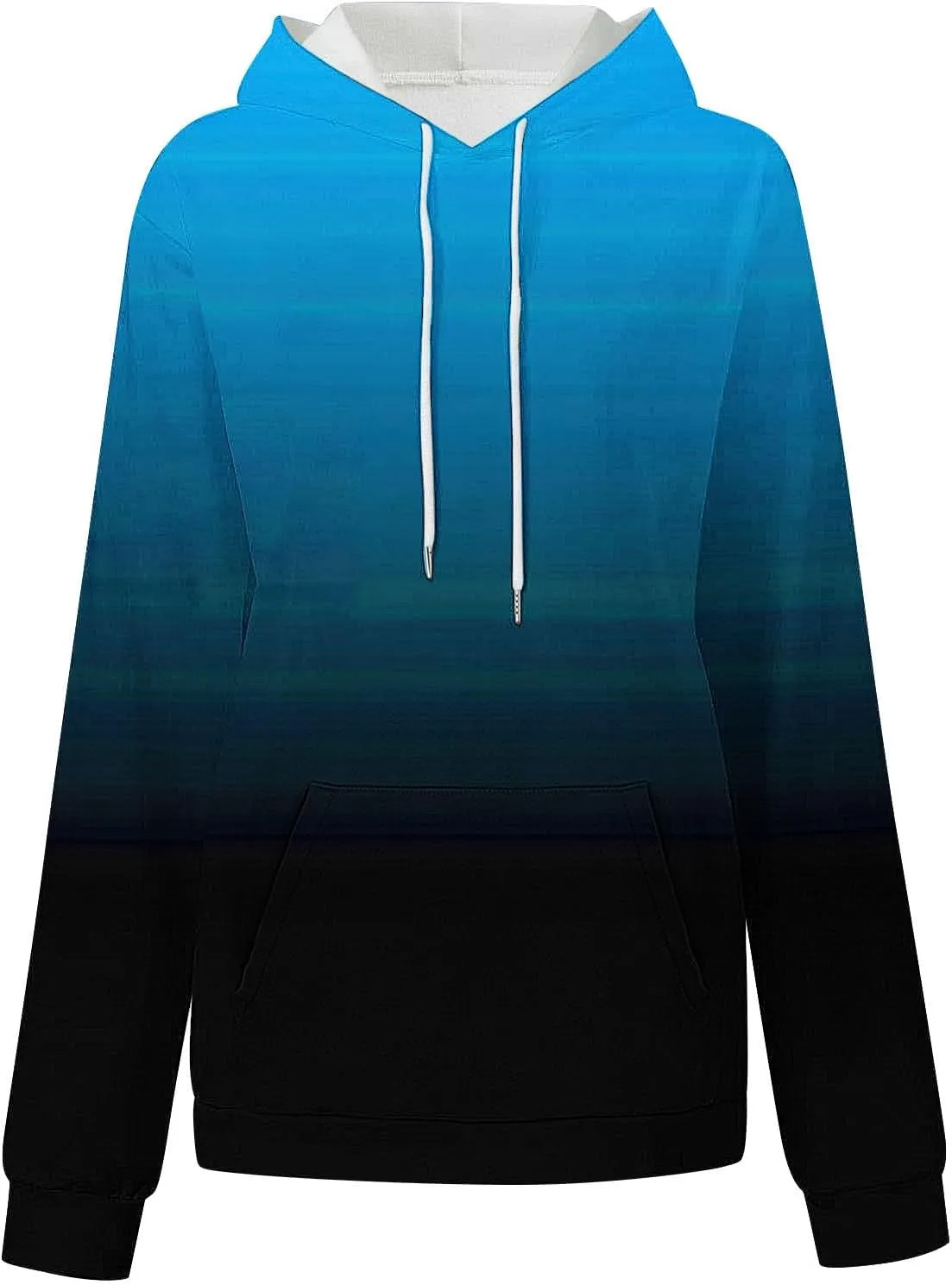 Women's 2025 Retro Tie Dye Drawstring Hoodies y2k Oversized Sweatshirts Drop Shoulder Long Sleeve Pullover Hoody Tops