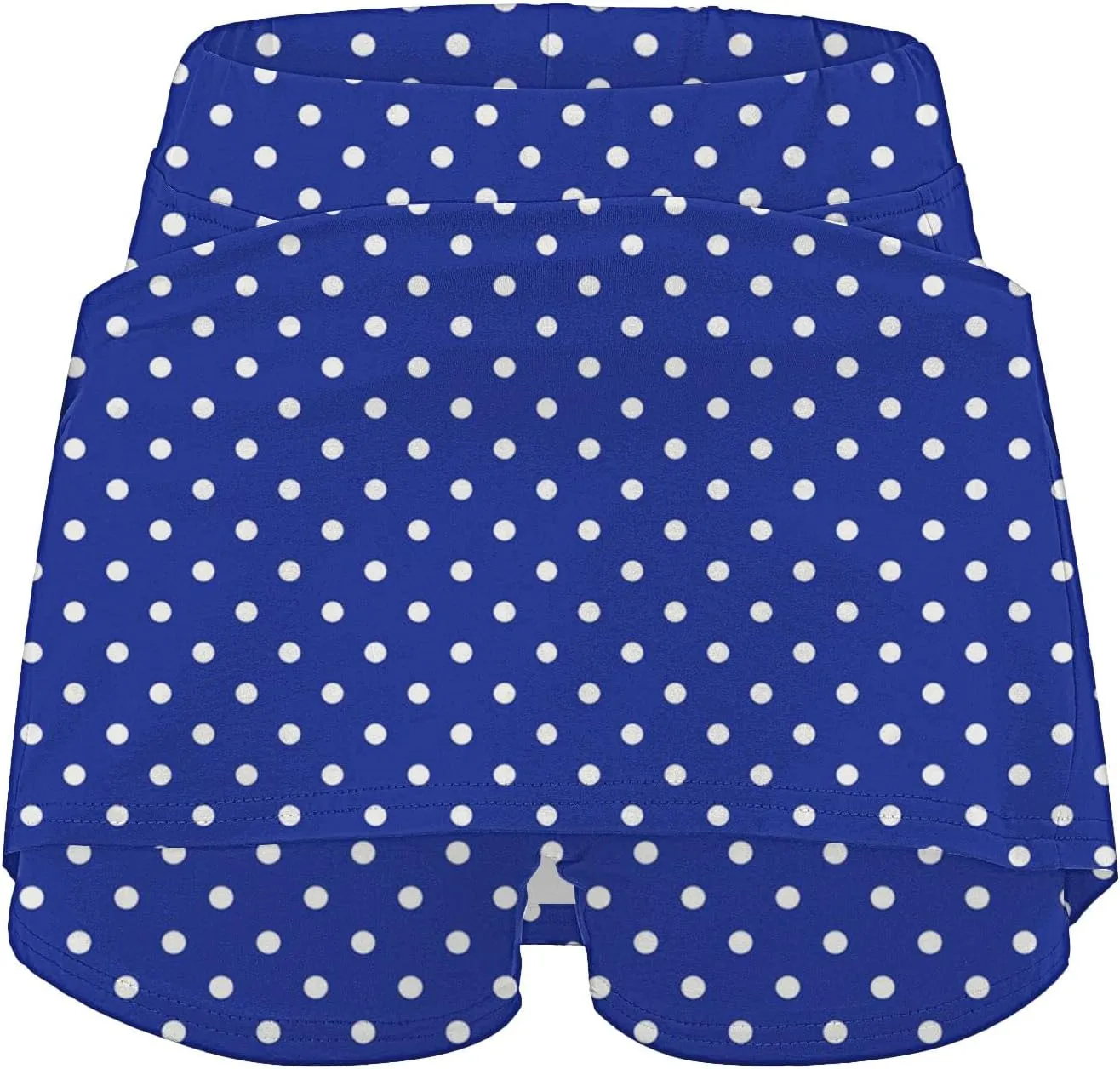 Womens Athletic Skorts with Pockets,High Waisted Tennis Skorts Polka Dot Print Golf Yoga Culottes Shorts Skirt
