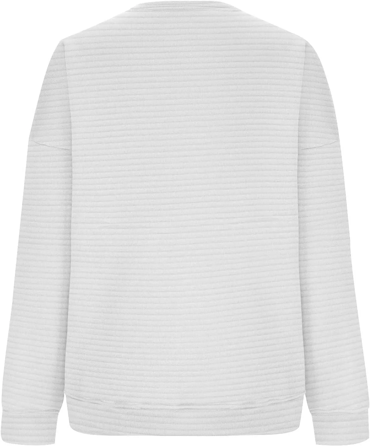 Women's Fashion Hoodies & Sweatshirts 2024 Oversized Long Sleeve Textured Sweatshirt Loose Fall Teen Girls Outfits