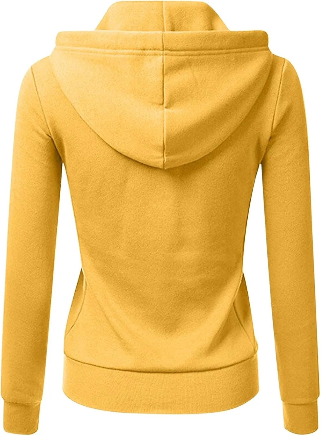 Womens Fleece Oversized Hoodie Solid Casual Long Sleeve Drawstring Pockets Hood Pullover Top Sweatshirts