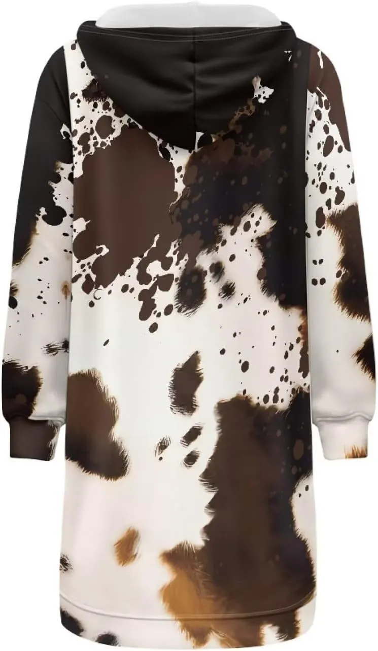 Women's Full Zip Up Hoodie Long Sleeve Zipper Pullover Hoodies Fall Long Jackets with Pockets Tunic Sweatshirt Cardigan S-3XL