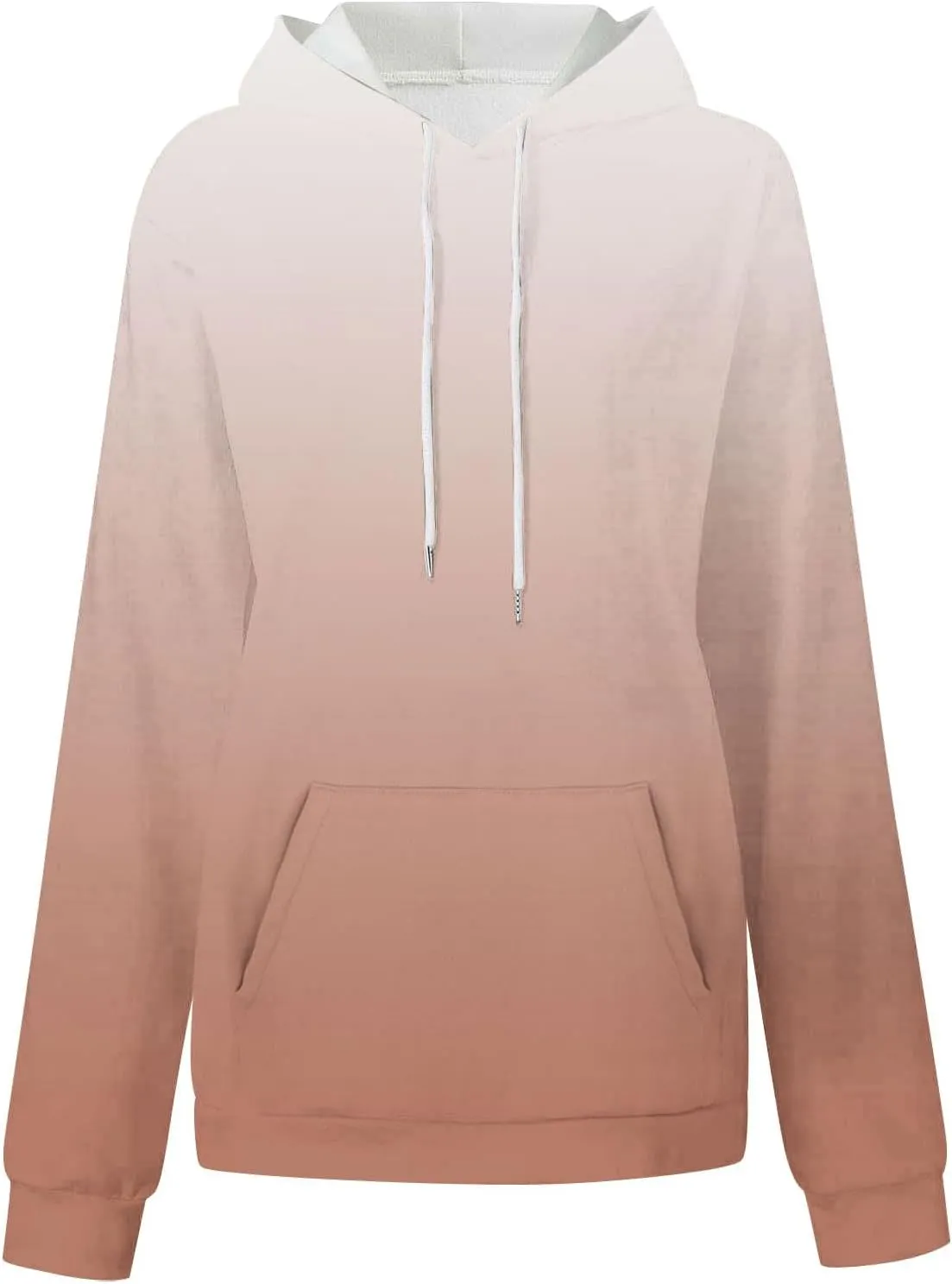 Womens Gardient Print Oversized Sweatshirt Long Sleeve Hoodies Tops Teen Girls Y2K Clothes Trendy Fall Outfits
