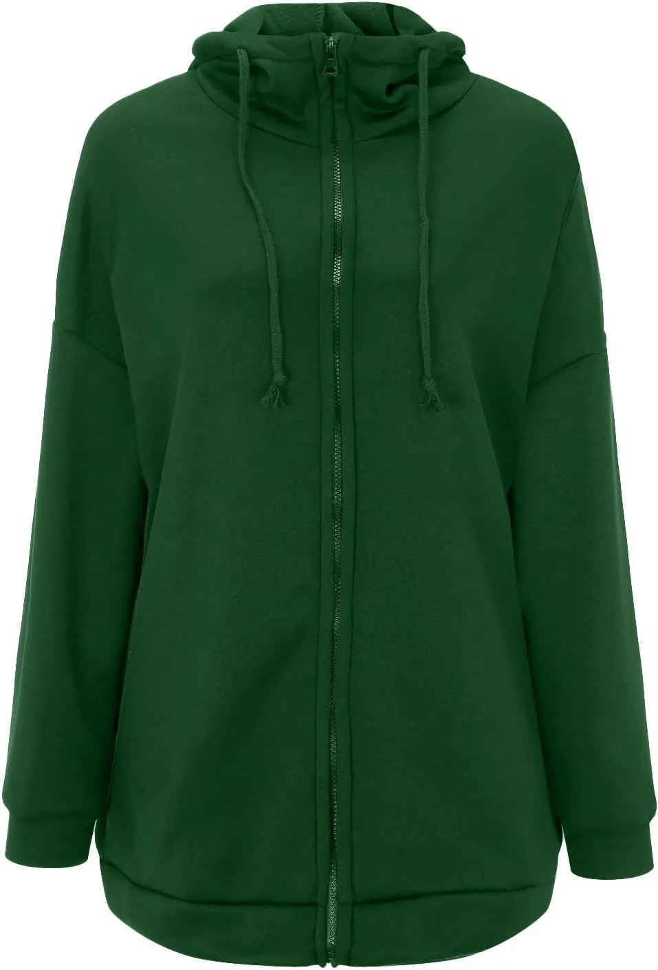 Womens Hoodies Fashion Sweatshirts Full Zip Up Winter Fleece Pullover Hoodies Fall Long Jackets with Pockets