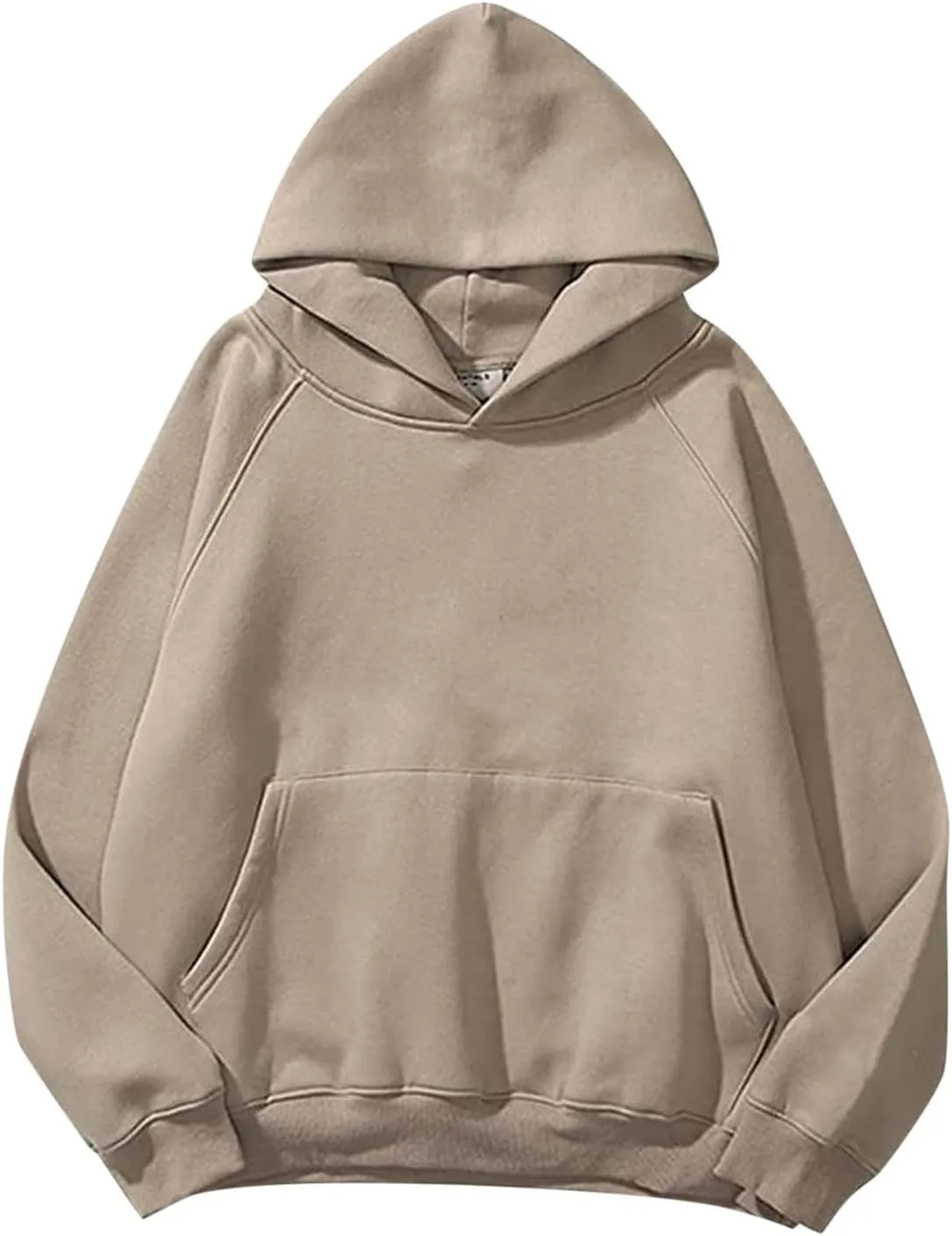 Womens Oversized Hoodies Long Sleeve Plain Sweatshirts With Pockets Winter Cute Pullover 2024 Fashion Tops