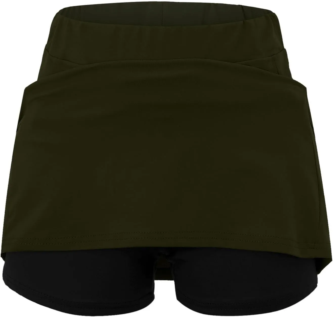 Womens Skorts with Pockets, Tummy Control High Waisted Athletic Sports Shorts Skirts Solid Tennis Yoga Gym Culottes