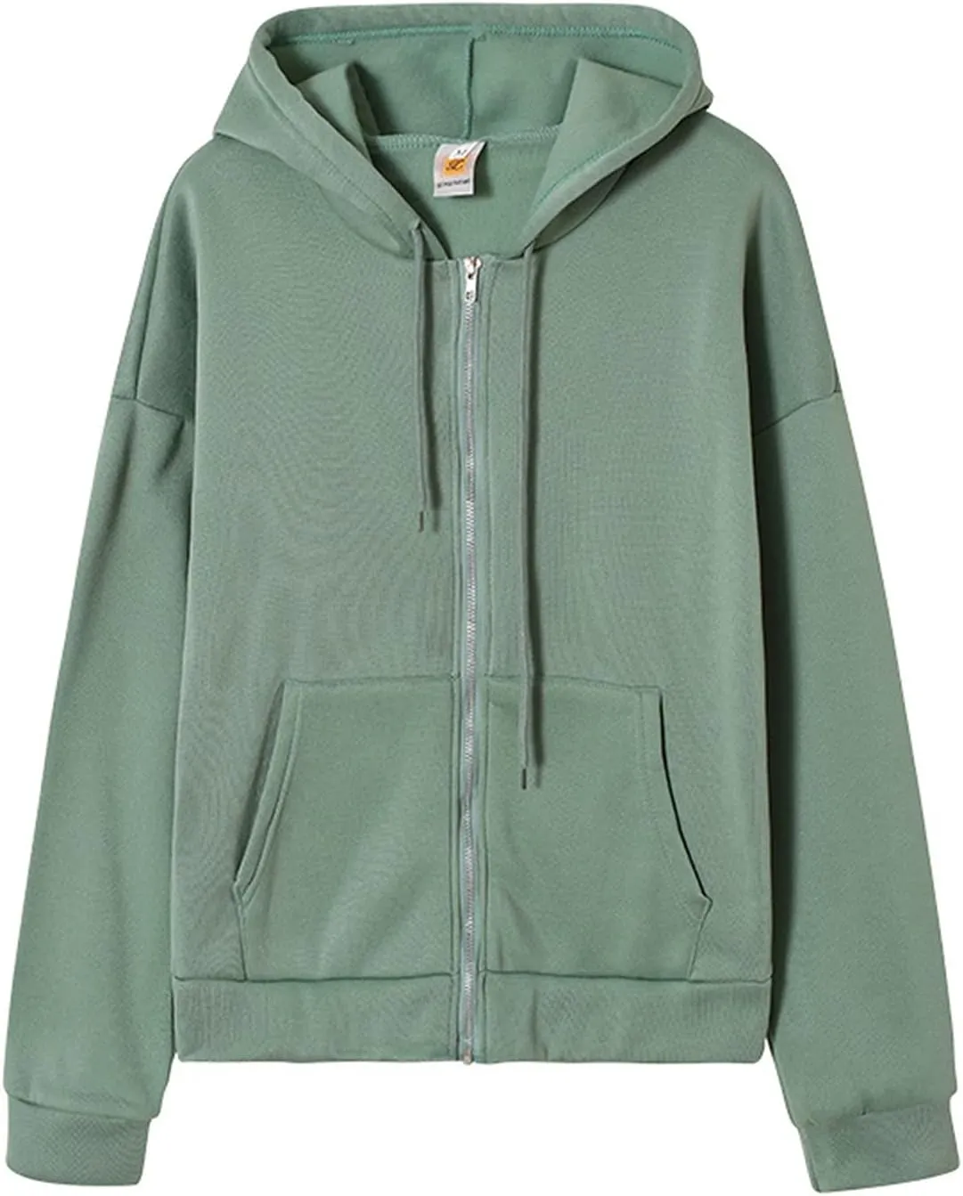 Womens Zip Up Hoodie Oversized Plus Size Aesthetic Cute Grunge Y2K Hoodies Teen Girls Vintage Baggy Sweatshirt