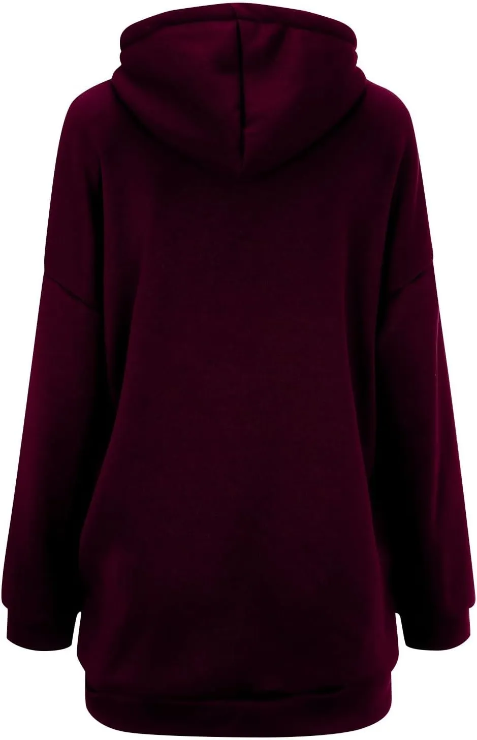 Zip Up Hoodie Women Fashion Tunic Hoodies Winter Fleece Pullover Hoodies 2024 Fall Long Jackets with Pockets