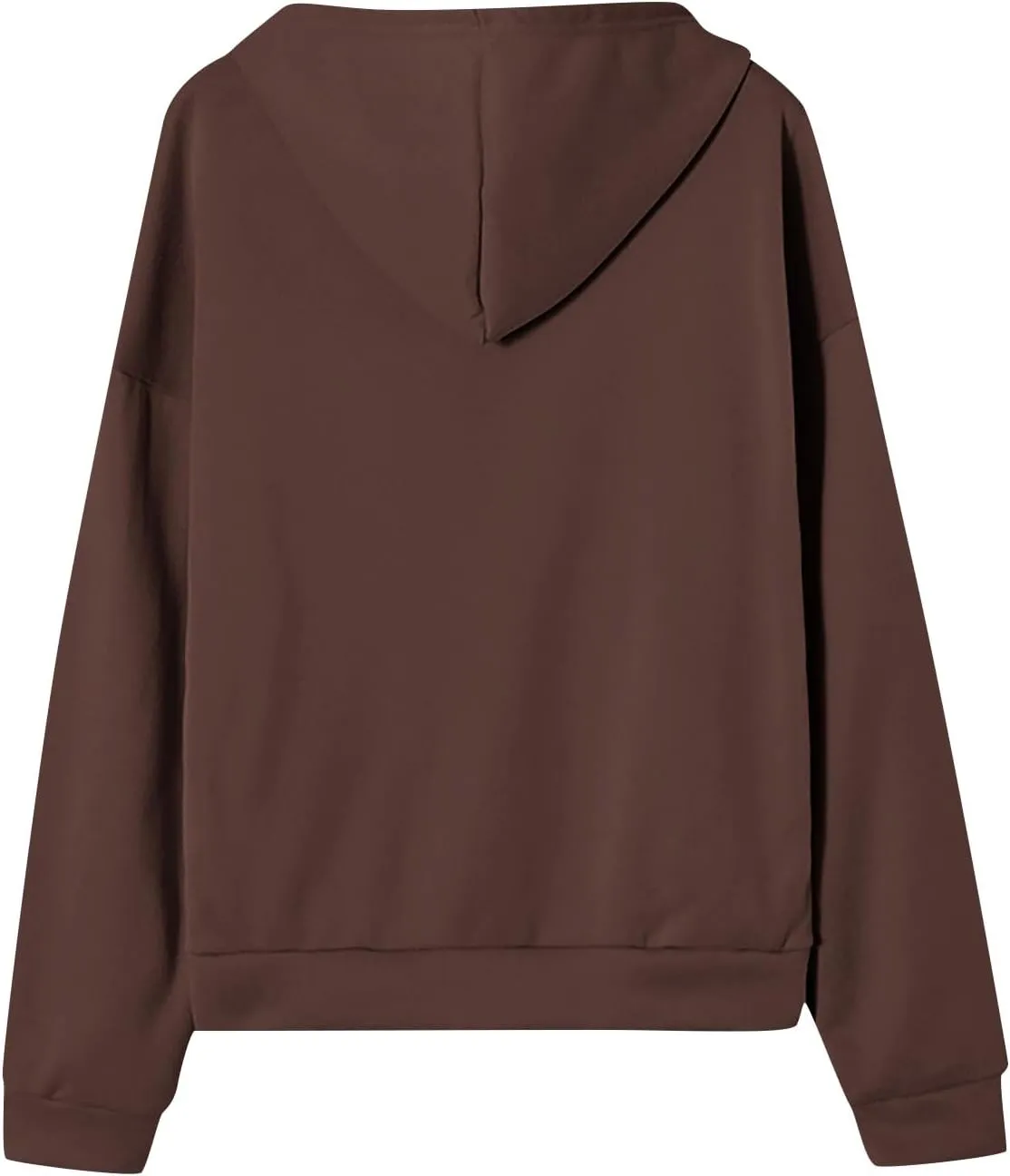 Zip Up Hoodie Women Long Sleeve Oversized Sweatshirts Y2K Jacket With Pockets 2024 Fall Outfits