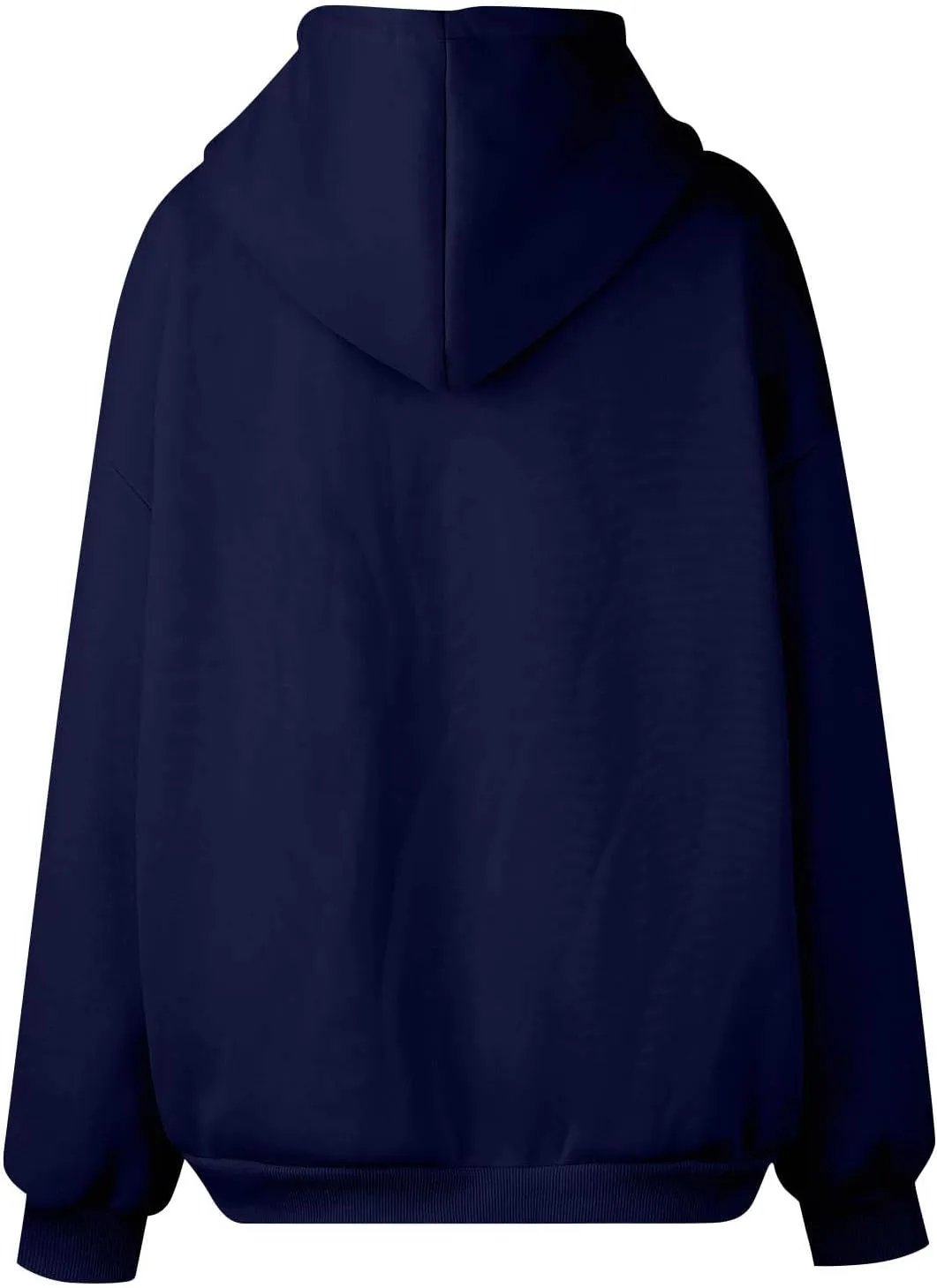 Zip Up Hoodies for Women 2024 Fall Winter Oversized Sweatshirt Fleece Lined Jacket Casual Warm Outfit with Pockets