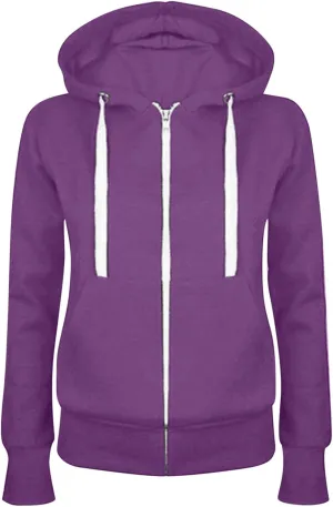 Zip Up Hoodies for Women 2024 Oversized Casual Fall Sweatshirts Fleece Long Sleeve Hooded Pullover with Pockets