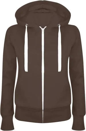 Zip Up Hoodies for Women 2024 Oversized Casual Fall Sweatshirts Fleece Long Sleeve Hooded Pullover with Pockets
